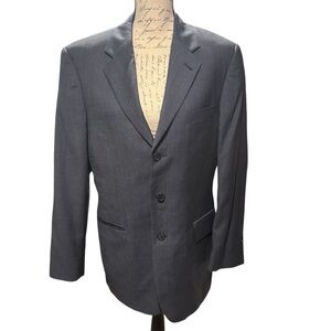 Jos. A. Bank Signature Collection Blazer Suit Jacket Size 39R 100% Wool Navy